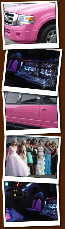 Pink Limos For School Proms, Weddings, Girls' Nights, Sweet Sixteens And More!